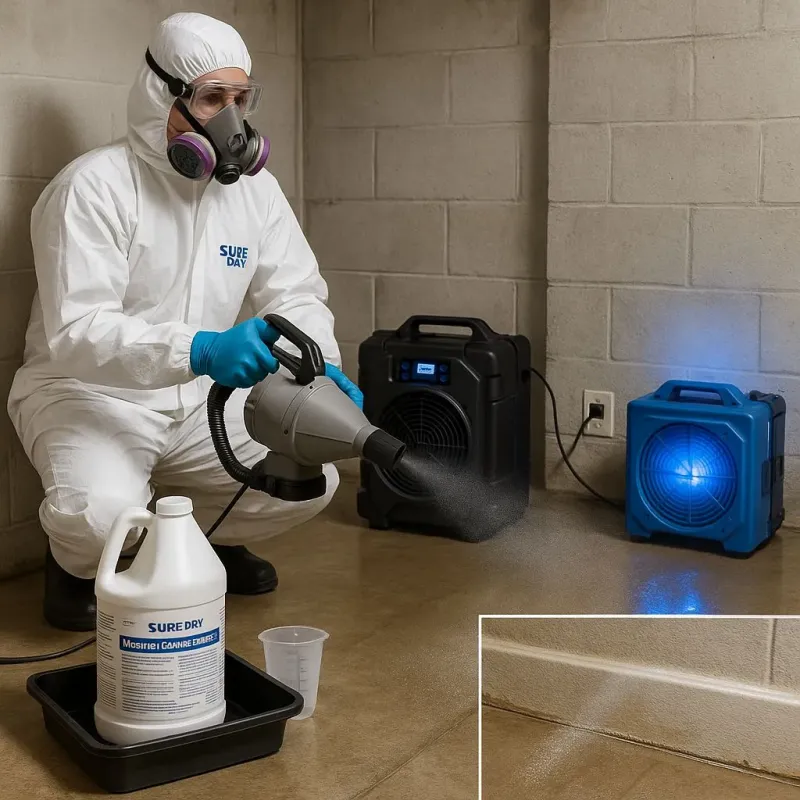 Sanitization and Odor Removal process in Marion, MA