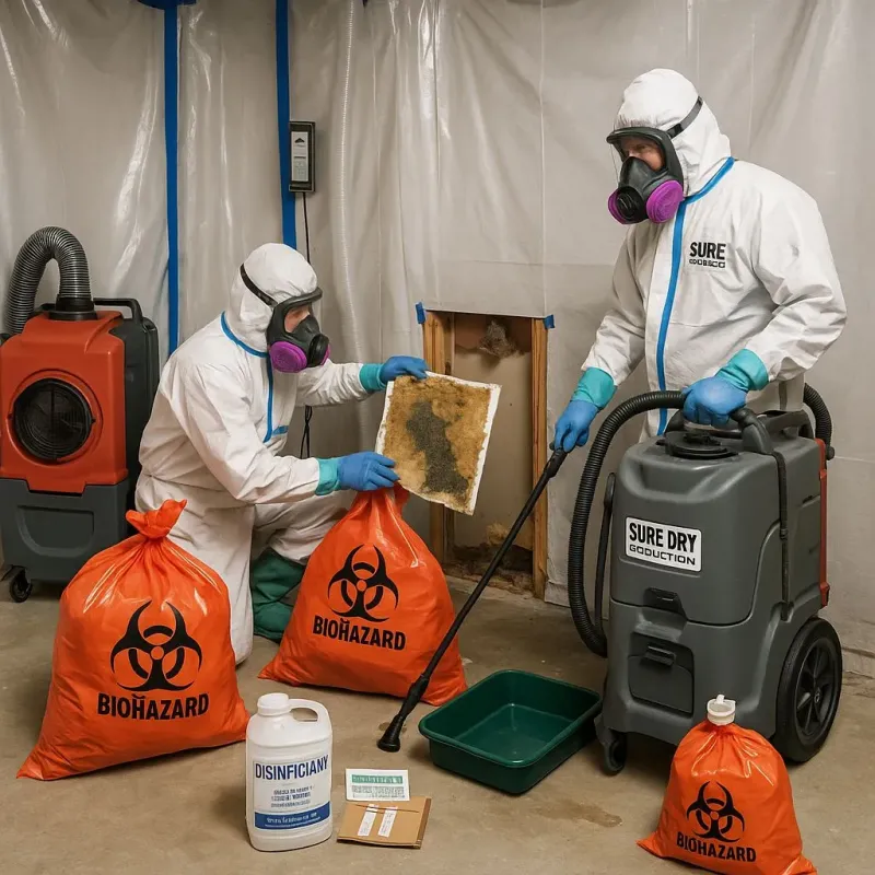 Contaminated Water Handling Protocols process in Marion, MA